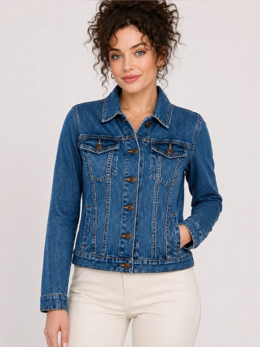 Cremieux Denim Jacket, Medium
